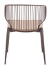 Silues Taupe & Brown (Set of 2) Steel and Polyurethane Dining Chair