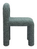 Arum Snowy Green (Set of 2) Poplar Wood and Polyester Dining Chair