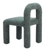 Arum Snowy Green (Set of 2) Poplar Wood and Polyester Dining Chair