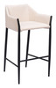 Andover Beige Steel and Polyester Barstool