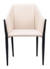 Andover Beige (Set of 2) Steel and Polyester Dining Chair