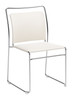 Verbena Cream (Set of 2) Steel and Polyurethane Dining Chair