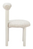 Ceres Beige Aluminum and Polyester Dining Chair for Outdoor Use