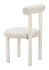 Ceres Beige Aluminum and Polyester Dining Chair for Outdoor Use