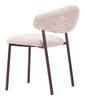 Seville Cloud Beige (Set of 2) Steel and Polyester Dining Chair