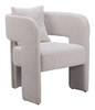 Melilla Misty Gray Steel and Polyester Dining Chair