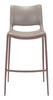 Ace Brown & Walnut (Set of 2) Steel and Polyurethane Barstool