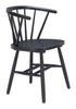 Stenger Black (Set of 2) Rubberwood Dining Chair