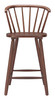 Stenger Walnut (Set of 2) Rubberwood Counter Stool