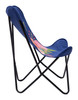 Marsa Multicolor Iron and Cotton Accent Chair