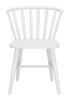Shio White Aluminum Dining Chair for Outdoor Use
