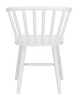 Shio White Aluminum Dining Chair for Outdoor Use