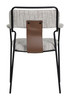 Couva Gray Tweed (Set of 2) Steel and Polyester Dining Chair