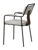Couva Gray Tweed (Set of 2) Steel and Polyester Dining Chair