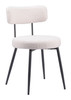 Blanca Ivory (Set of 2) Steel and Polyester Dining Chair