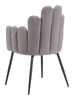 Noosa Gray (Set of 2) Steel and Polyester Dining Chair