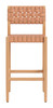 Mizuya Brown Acacia Wood Barstool for Outdoor Use