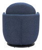 Bant Blue Steel and Polyester Swivel Chair