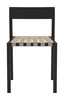 Draco Black (Set of 2) Aluminum and Polyester Stackable Dining Chair