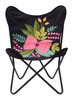 Mare Multicolor Iron and Cotton Accent Chair
