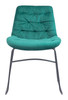 Tammy Green (Set of 2) Steel and Polyester Dining Chair