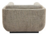 Sereneu Green Tweed Steel and Polyester Accent Chair