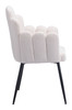 Noosa Ivory (Set of 2) Steel and Polyester Dining Chair