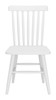 Zeilen White (Set of 2) Aluminum Dining Chair for Outdoor Use
