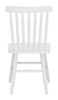 Zeilen White (Set of 2) Aluminum Dining Chair for Outdoor Use