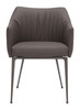 Belmont Brown Steel and Polyurethane Dining Chair