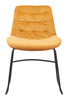 Tammy Yellow (Set of 2) Steel and Polyester Dining Chair