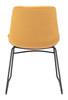 Tammy Yellow (Set of 2) Steel and Polyester Dining Chair