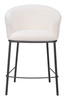Essen Ivory Steel and Polyester Counter Stool