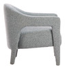 Eluma Dusty Teal Rubberwood Accent Chair