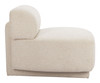 Anese Multigrain Beige Pine Wood and Polyester Accent Chair