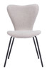 Thibideaux Light Gray (Set of 2) Steel and Polyester Dining Chair