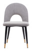 Menlo Gray (Set of 2) Steel and Polyester Dining Chair