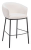 Essen Ivory Steel and Polyester Barstool