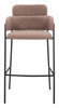 Marcel Brown (Set of 2) Steel and Polyester Barstool