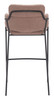 Marcel Brown (Set of 2) Steel and Polyester Barstool