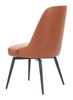Keppel Brown (Set of 2) Steel and Polyurethane Swivel Dining Chair