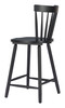 Tyce Black (Set of 2) Rubberwood Counter Stool