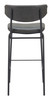 Charon Vintage Black (Set of 2) Steel and Polyurethane Barstool