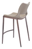 Ace Brown & Walnut (Set of 2) Steel and Polyurethane Counter Stool