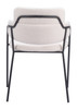 Marcel Cream (Set of 2) Steel and Polyester Dining Chair