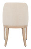 Calmo Beige Ash Wood and Polyester Dining Chair