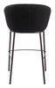 Essen Black & Bronze Steel and Polyester Barstool