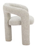 Buis Gray Pine Wood and Polyester Dining Chair