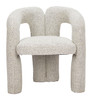 Buis Gray Pine Wood and Polyester Dining Chair