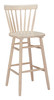 Tyce Natural (Set of 2) Rubberwood Barstool